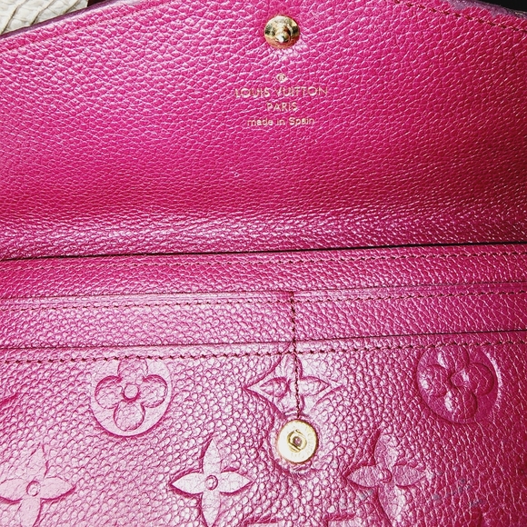Authentic  LV Monogram Empreinte Leather Curieuse Wallet - Picture 4 of 11